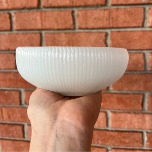 Vintage EO Brody Co milk glass bowl